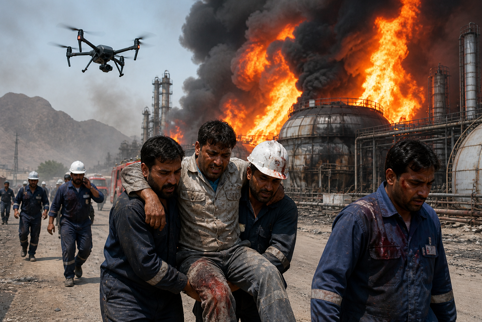 Indians Injured in Fujairah Oil Zone Blaze After Drone Strike Amid Escalating Middle East Tensions